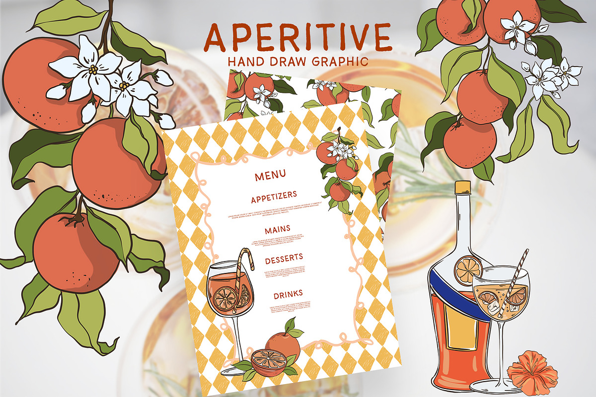 Aperitive. Hand draw graphic, an Object Graphic by ma_i_vi (Photo 2 of 10)