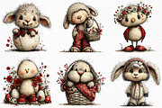 Whimsical Easter Clipart PNG, an Illustration by Craft Nest (Thumbnail 3 of 11)