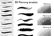 Procreate vintage ink comic brush, a Brush Add-On by ProcreateiBox (Thumbnail 2 of 8)