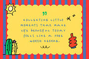 Summer Market Simple Handwriting, a Handwritten Font by Sloulyfe (Thumbnail 5 of 10)