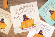 Happy Thanksgiving set, a Decorative Illustration by SunnyWS (Thumbnail 3 of 5)