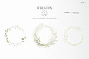 Light green, Greenery watercolor, a Texture Illustration by ollalya (Thumbnail 13 of 17)