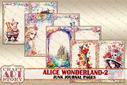 Alice Wonderland-2 Junk Journal, an Object Illustration by CraftArtStory (Thumbnail 3 of 7)