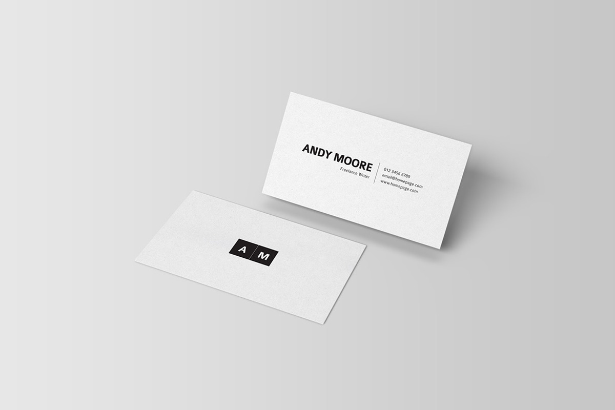 Freelancer Business Card I, a Business Card Template by blooon (Photo 2 of 4)