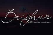 Baighan, a Handwritten Font by pineungtype (Thumbnail 1 of 6)