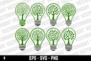 Eco-friendly light bulb vector, an Object Graphic by Vectorhight (Thumbnail 1 of 4)