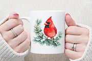 Winter Christmas Animals Birds Leave, an Illustration by Sublimation Artist (Thumbnail 5 of 6)