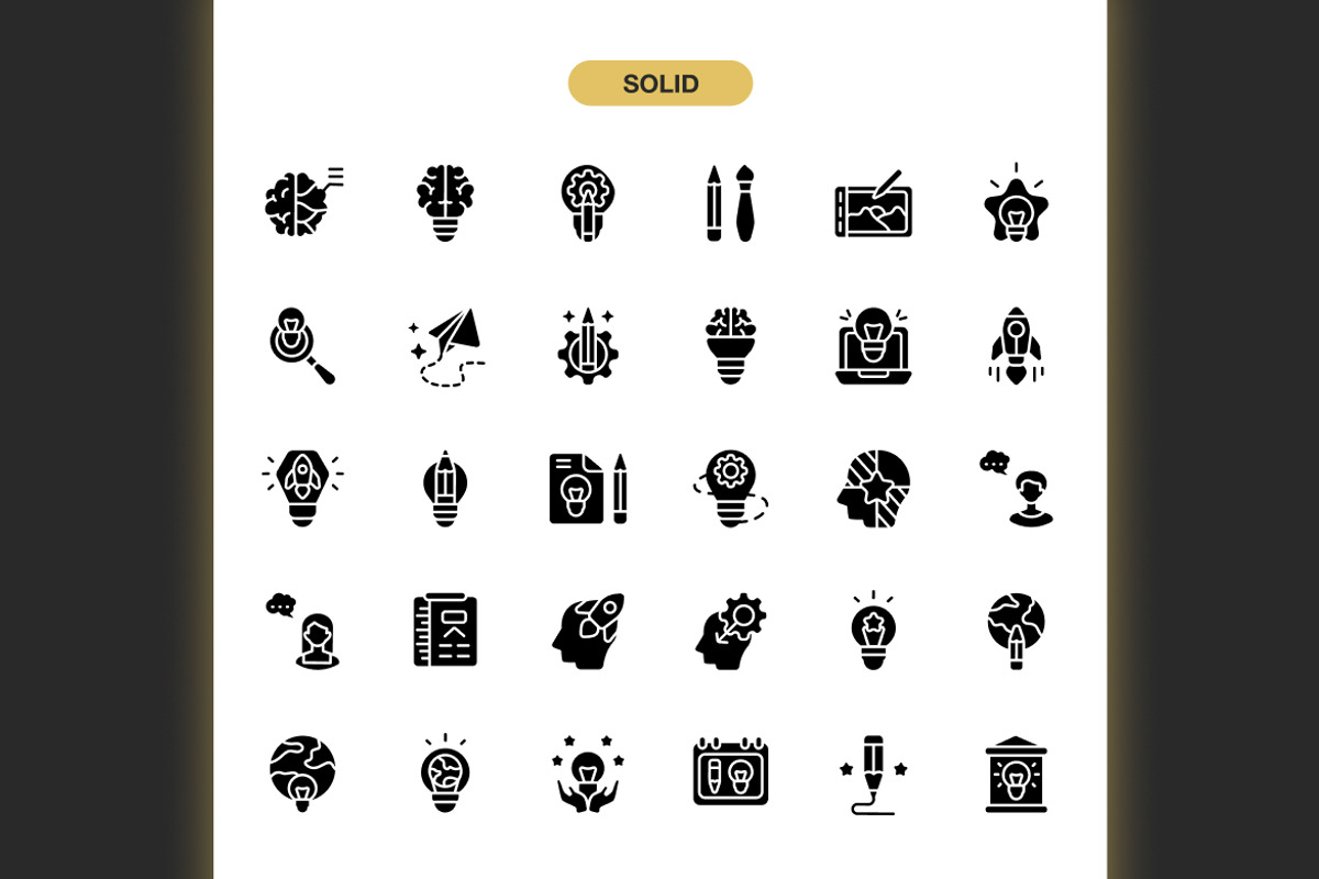 Wolrd Creativity & Innovation Icons, an Icon by Spacepixel Creative (Photo 3 of 3)