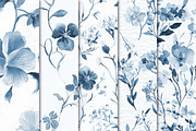 Wildflower Bliss Patterns Set 09, a Pattern Graphic by Maishop (Thumbnail 2 of 3)