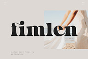 Fimlen - Display Serif, a Serif Font by epicatype (Thumbnail 1 of 9)