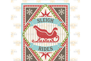 Sleigh Rides SVG EPS DXF JPG