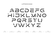 Egos-Futuristic Sci-Fi Display Font, a Sans Serif Font by Linecreative (Thumbnail 3 of 10)
