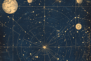 Celestial Astrology Chart, a Background Graphic by Printable Treasure (Thumbnail 4 of 8)