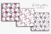 Winter seamless patterns, a Pattern Graphic by Vasmila (Thumbnail 4 of 7)