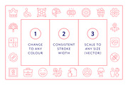 Mega Bundle Vol 6 Line Icons, an Outline Icon by Made by Made (Thumbnail 5 of 10)