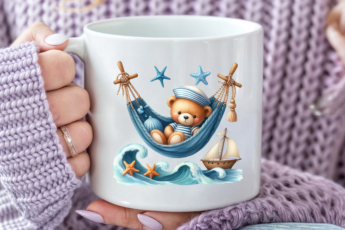 Cute Sailor Teddy Bear Clipart, an Illustration by Rose Art (Photo 5 of 7)