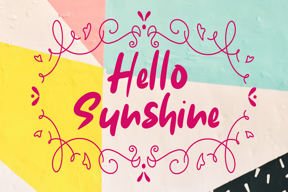 Hikaru - Brush Font preview 3