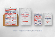 Vintage Hand Lettering Wedding Suite, an Invitation Template by BlueRobinDesignShop (Thumbnail 7 of 9)