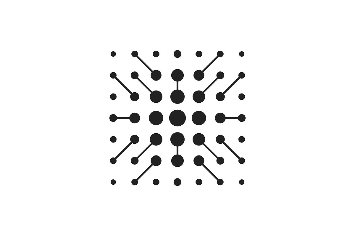 Tech Dots Network Logo, a Branding & Logo Template by Buqancreative