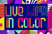 Paint Burst Unique Colorful Font, a Font by PutraCetol Studio (Thumbnail 2 of 11)
