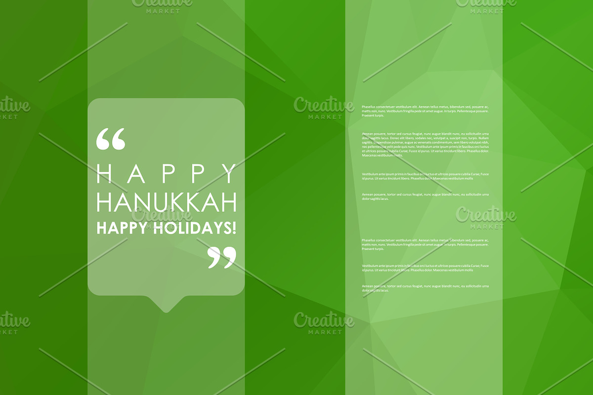 Hanukkah. 9 Brochure Templates, a Brochure Template by Palau (Photo 7 of 10)