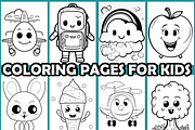 Fun Kids Coloring Pages, an Illustration by martinblan (Thumbnail 3 of 4)