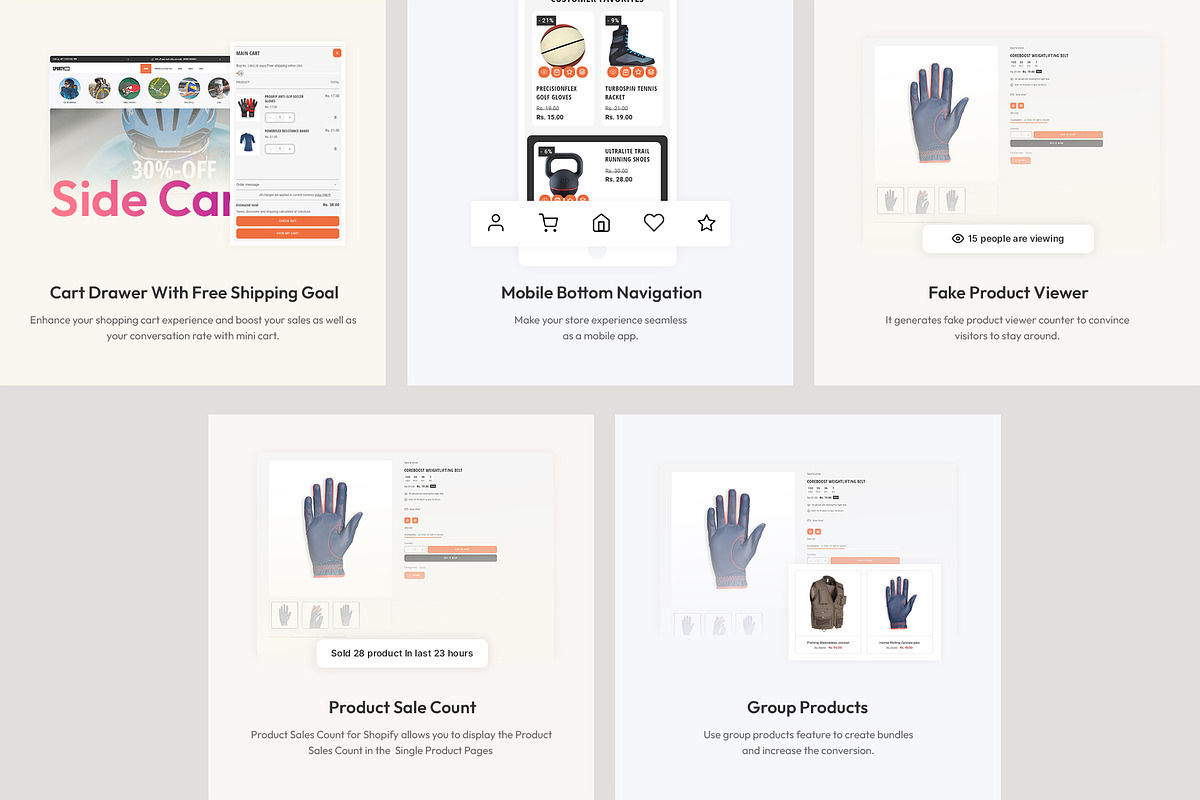 Fitness Accessories Shopify Theme, a Shopify Template by LogicGo Shopify Experts (Photo 5 of 7)