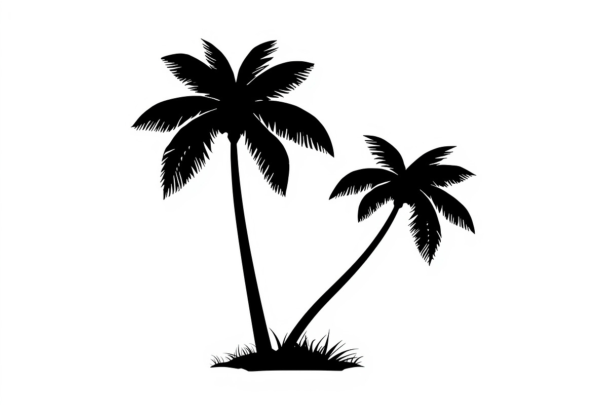 Tropical Palm Tree Bundle, an Illustration by BIPLOB EXPERT (Photo 2 of 21)