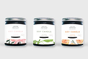 3 Candle Label Templates, a Stationery Template by Marham Labeling Co (Thumbnail 1 of 5)