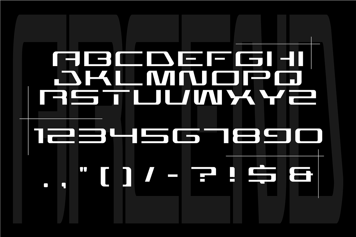 ARCEND - Futuristic Modern, a Sans Serif Font by Vroz Studio (Photo 2 of 7)
