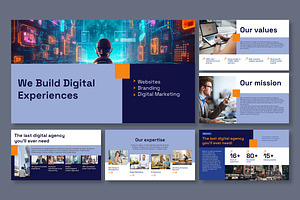 Digital Company PowerPoint, a Presentation Template by FathurFateh