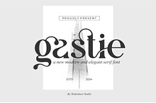 Gastie || Modern Serif Font