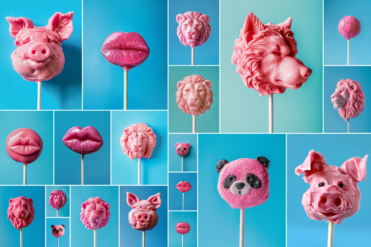 107 Lollipops, a Food & Drink Photo by Handmadefont (Photo 7 of 16)