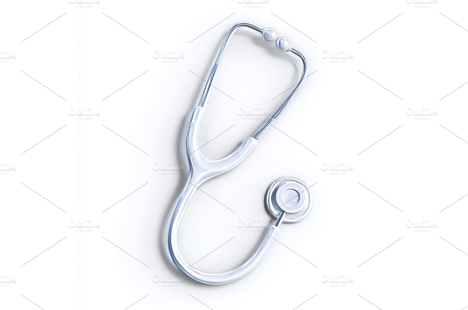 A medical stethoscope is shown from, a Health & Medical Photo by ZinetroN