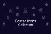 Animated Easter Icons Collection, an Icon by Prosymbols (Thumbnail 1 of 4)