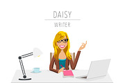 Writer / Blogger Portrait Creator, a Person Illustration by Lauren Lesley Studio (Thumbnail 7 of 33)