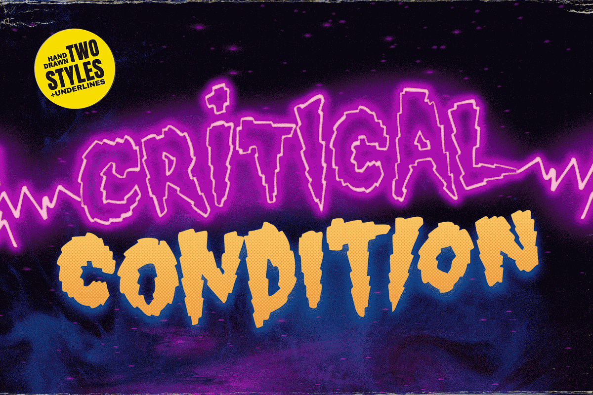 Shock Block: An Electrifying Font, a Handwritten Font by Wingsart Studio (Photo 13 of 16)