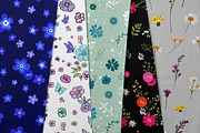 Liberty Floral Seamless Patterns, a Pattern Graphic by FleurArt (Thumbnail 4 of 6)