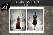 Lonely Girl in Winter Sheets, a Person Illustration by Digital Art Mahdiseño (Thumbnail 6 of 9)