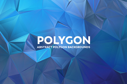 Abstract Polygon Backgrounds Crystal