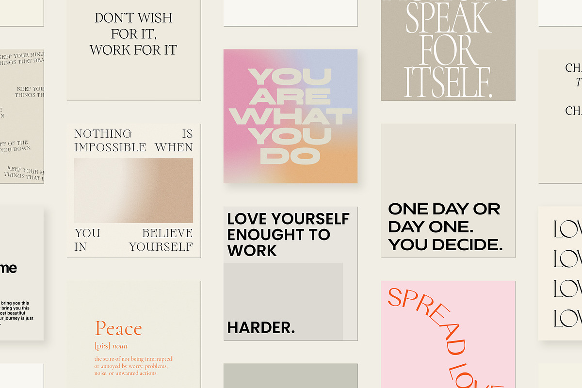 700 Bundle Instagram Quotes PS, a Social Media Template by Feel This (Photo 14 of 18)