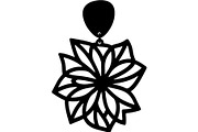 Ornamental Earring SVG Bundle, an Object Graphic by Designer_Momina (Thumbnail 7 of 20)