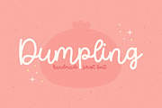 Dumpling Cute Script Font, a Script Font by The Creative Bix (Thumbnail 1 of 7)