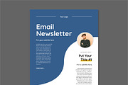 Colorful Email Newsletter Layout, an Email Template by tomsarraipodesign (Thumbnail 2 of 2)