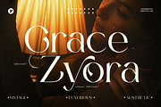 Grace Zyora - Luxury Modern Font, a Serif Font by roomspace creative lab (Thumbnail 1 of 13)