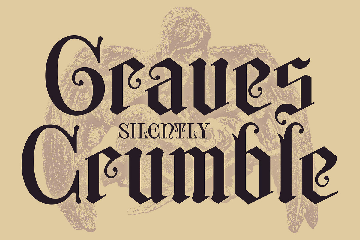 CS Maglite – Gothic Uncial Font, a Blackletter Font by Craft Supply Co. (Photo 2 of 8)