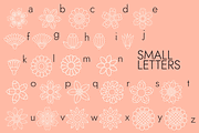 Flowerose Dingbats Font, a Symbol Font by Minimalartstudio (Thumbnail 2 of 3)