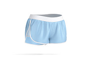 Blue Women Sport Shorts 3D Model, an Object 3D Model by rebrandy (Thumbnail 4 of 9)