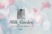 Milk Garden: Texture Backgrounds, a Background Graphic by Purple (Thumbnail 1 of 11)