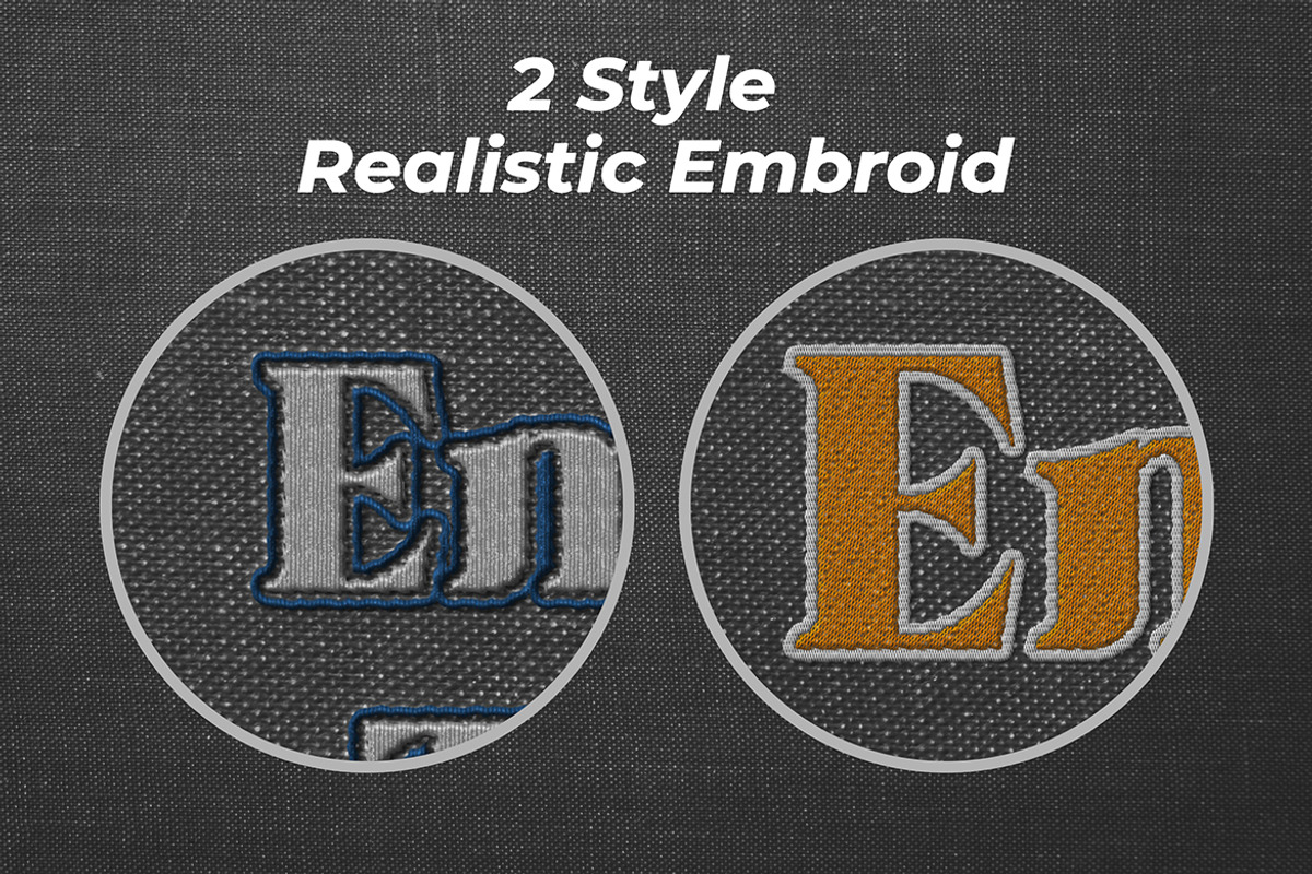 Embroidery Patch Effect, a Layer Style Add-On by Pixie Creative (Photo 2 of 6)